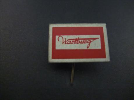 Wartburg automerk(Duitse Democratische Republiek) rood logo